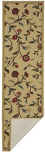 Load image into Gallery viewer, Ottohome Collection Floral Garden Design Non-Skid (Non-Slip) Rubber Backing Modern Area Rug