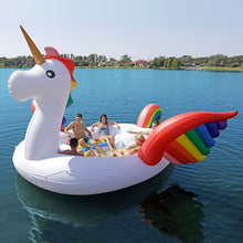 Load image into Gallery viewer, Pretty Peacock Island - Gigantic Inflatable 6-Adult Party Lake Float