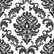 Load image into Gallery viewer, Brewster Ariel Damask Peel and Stick Wallpaper