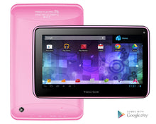 Load image into Gallery viewer, Visual Land Prestige PRO 7D FamTab - 7&quot; Dual Core 8GB Family Tablet with Google Play and Safety Bumper (Pink)