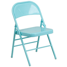 Load image into Gallery viewer, Flash Furniture Hercules Series Triple Braced and Double Hinged Metal Folding Chair