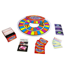 Load image into Gallery viewer, Spin Master Games: Best of TV and Movies Board Game - Test Your Knowledge of 100’s of TV Shows and Movies - 2-6 Players - Includes Over 400 Cards - Hours of Family Friendly Entertainment