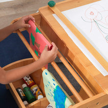 Load image into Gallery viewer, KidKraft Art Table with Drying Rack and Storage