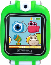 Load image into Gallery viewer, LINSAY New S-5WCLGREEN Smart Watch Kids with 90 Degree Selfie Camera, Green