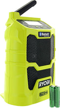 Load image into Gallery viewer, Ryobi P742 One+ 18V Lithium Ion Cordless Compact AM / FM Radio w/ Wireless Bluetooth Technology and Phone Charging (18V Battery Not Included / Radio Only)
