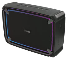Load image into Gallery viewer, iHome iBT374 Weather Tough Portable Rechargeable Bluetooth Speaker with Speakerphone, Accent Lighting and USB Charging Port - Featuring Melody, Voice Powered Music Assistant