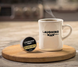 Laughing Man Colombia Huila, Single Serve Coffee K-Cup Pod, Dark Roast, 44