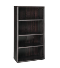 Load image into Gallery viewer, ClosetMaid 13507 Decorative 4-Shelf Premium Bookcase, Black Walnut
