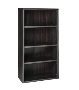 ClosetMaid 13507 Decorative 4-Shelf Premium Bookcase, Black Walnut