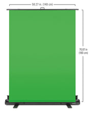 Load image into Gallery viewer, Elgato Green Screen - Collapsible chroma key panel for background removal with auto-locking frame, wrinkle-resistant chroma-green fabric, aluminum hard case, ultra-quick setup and breakdown