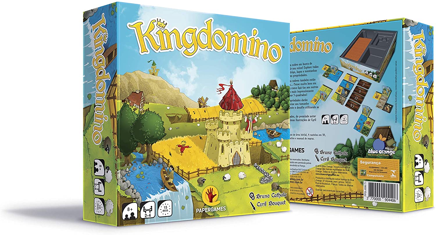  Blue Orange Games Kingdomino Award Winning Family Strategy  Board Game, 4 players : Toys & Games