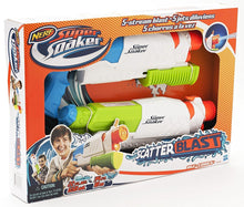 Load image into Gallery viewer, Nerf Super Soaker Scatterblast Blaster (Twin Pack)