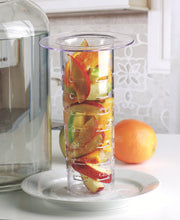 Load image into Gallery viewer, Circleware Brington Glass Beverage Drink Dispenser with Ice Insert and Fruit Infuser, 2.64 gallon, Clear