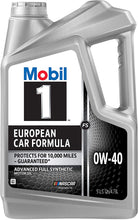 Load image into Gallery viewer, Mobil 1 120760 Synthetic Motor Oil 0W-40, 5 Quart