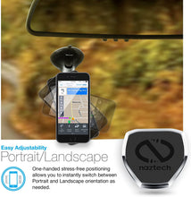 Load image into Gallery viewer, Naztech MagBuddy Car Windshield Phone Mount [Hands Free] Compatible for iPhone 12/SE/11/Pro/Pro Max, Galaxy S20/S10/S9, Note 20 5G/10/9, Pixel + More