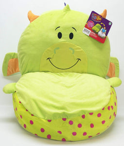 FlipaZoo 2 in1 Plush Toddler Chair – Transforms from Dragon to Unicorn – Snuggly Animal Seat Makes a Great Holiday Gift for Kids