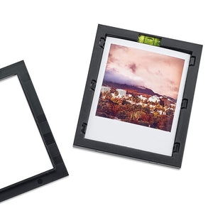 MAGNAFRAME Magnetic Picture Frame for Polaroid Instant Photos - Photo Gallery 6 Pack (Black)