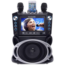 Load image into Gallery viewer, Karaoke USA GF840 Portable System, Black