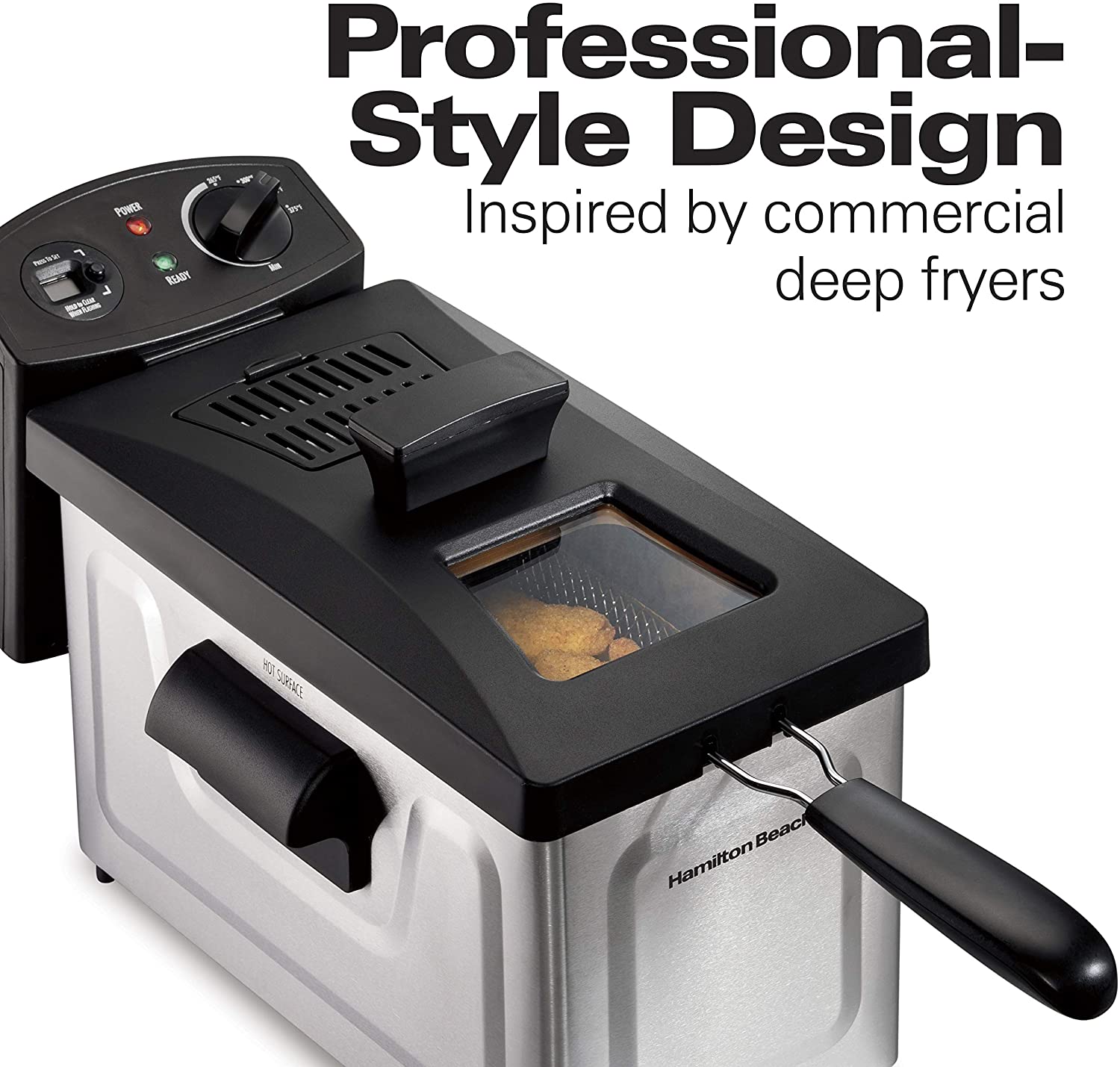 Hamilton Beach Deep Fryer With 12-Cup Oil Capacity And Digital Ti Home –  STL PRO, Inc.