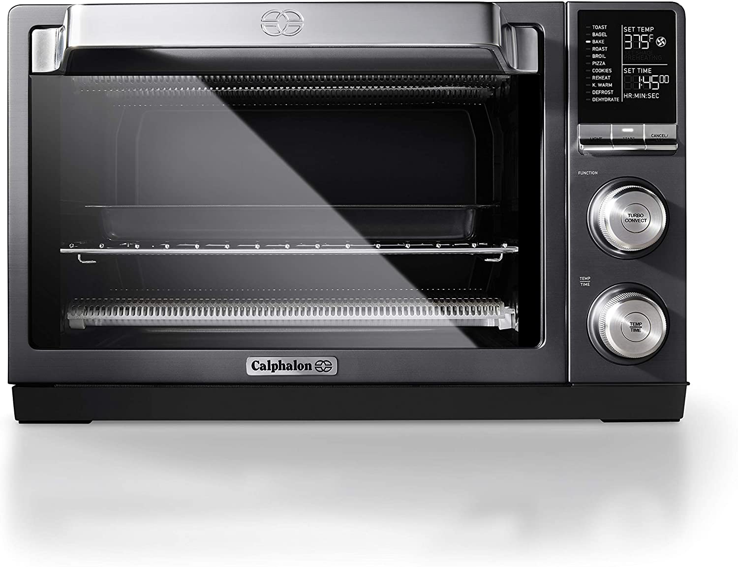 Calphalon Performance Air Fry Convection Oven, Countertop Toaster Oven, Dark Stainless Steel