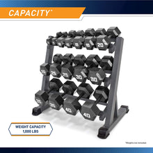 Load image into Gallery viewer, Marcy 3 Tier Metal Steel Home Workout Gym Dumbbell Weight Rack Storage Stand