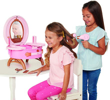 Load image into Gallery viewer, Disney Princess Vanity Style Collection Light Up and Style Vanity - Lights &amp; Realistic Sound Styling Tools