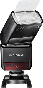 Insignia - Compact TTL Flash for Sony Cameras - Black
