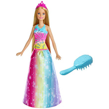 Load image into Gallery viewer, Barbie Dreamtopia Rainbow Cove Brush ‘n Sparkle Princess, Blonde