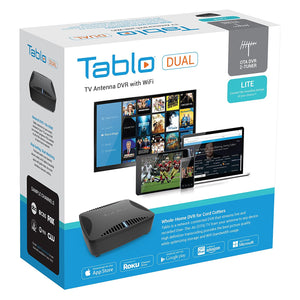 Tablo Dual LITE OTA DVR for Cord Cutters - with WiFi - for use with HDTV Antennas