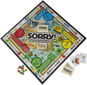 Sorry! Pets Behaving Badly Board Game, for Kids Ages 6 and Up, for 2-4  Players