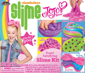 Nickelodeon JoJo Siwa Slime Super Satisfying Slime Making Kit Brown, 6 x 6", count of 24