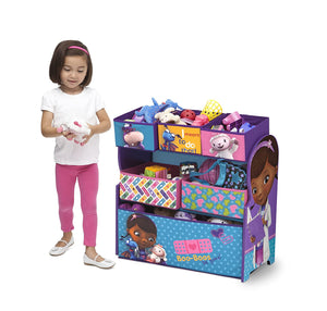 Delta Children Multi-Bin Toy Organizer, Disney Junior Doc McStuffins