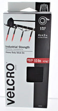 Load image into Gallery viewer, Velcro 90593 2&quot; X 4&#39; Black Industrial Strength Tape