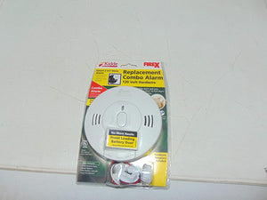 120-Volt Hardwire Combination Photoelectric Smoke and Carbon Monoxide Alarm with Adapter