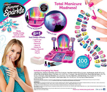 Load image into Gallery viewer, Cra-Z-Art Shimmer ‘N Sparkle Real Light Up 8-in-1 Nail Design Studio