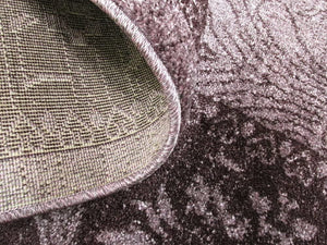Unique Loom La Jolla Collection Tone-on-Tone Traditional Purple Area Rug (7' 0 x 10' 0)