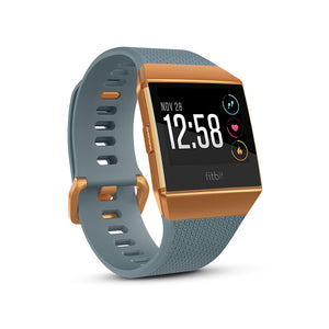 Fitbit Ionic GPS Smart Watch, Slate Blue/Burnt Orange, One Size (S & L Bands Included)