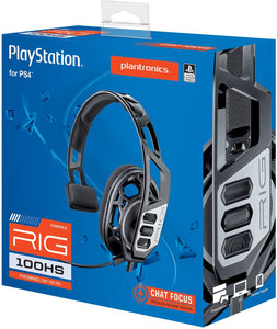 Plantronics Rig 100Hs Gaming Headset for PlayStation4 - Playstation 4, Black, 9.8 x 8.3 x 2.8 inches; 3.84 Ounces