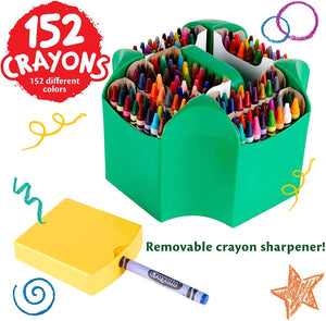 Crayola Ultimate Crayon Collection Coloring Set, Gift Age 3+ - 152 Count