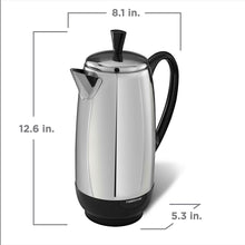 Load image into Gallery viewer, Farberware 12-Cup Percolator, Stainless Steel, FCP412