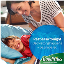 Load image into Gallery viewer, GoodNites Disposable Bed Mats, 9 Count