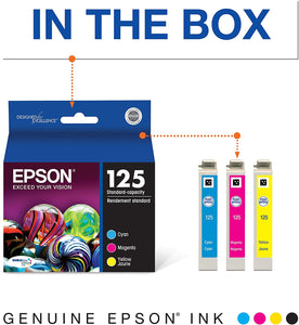 Epson T125520 DURABrite Ultra Color Combo Pack Standard Capacity Cartridge Ink