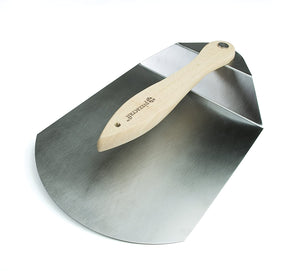 Pizzacraft Pizza Peel With Folding Wood Handle For Easy Storage (Stainless Steel) - PC0200