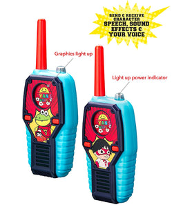 Ryans World FRS Walkie Talkies for Kids with Lights and Sounds Kid Friendly Easy to Use