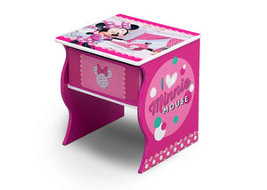 Delta Children Side Table with Storage, Disney Minnie Mouse