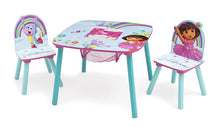 Load image into Gallery viewer, Delta Children Kids Chair Set and Table (2 Chairs Included), Nick Jr. Dora the Explorer