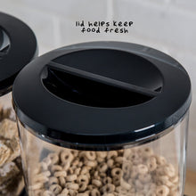 Load image into Gallery viewer, Zevro KCH-06121/GAT200 Indispensable Dry Food Dispenser, Dual Control, Black/Chrome