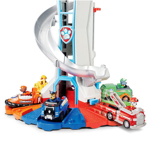 PAW Patrol My Size Lookout Tower with Exclusive Vehicle, Rotating Periscope & Lights & Sounds