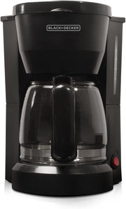 BLACK+DECKER 5-Cup Coffeemaker, Black, DCM600B