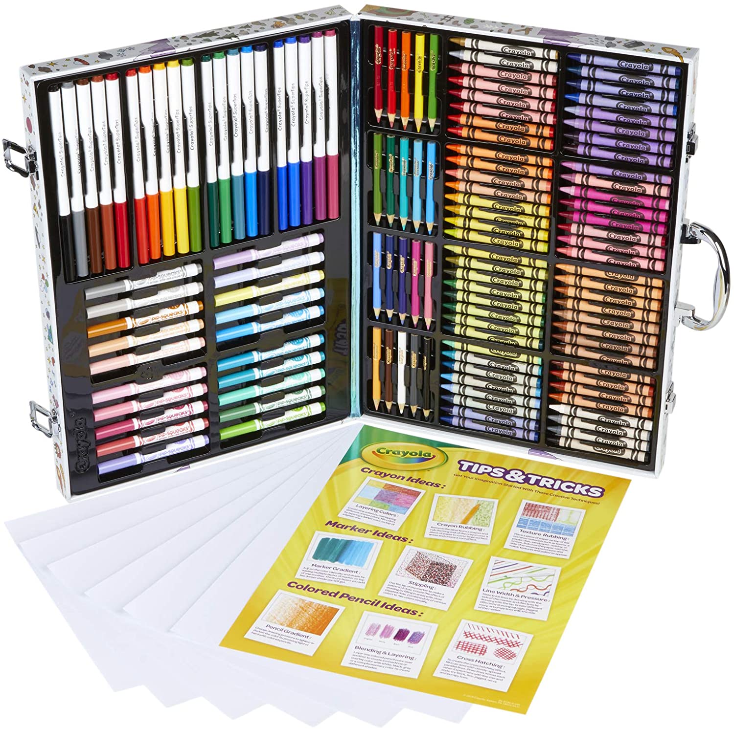 Crayola Inspiration Art Case, Art Set, Gifts for Kids, Age 4, 5, 6
